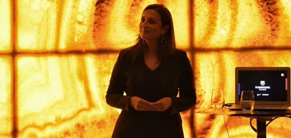 Maria Teixido durante el encuentro de Business Women Empowerment. Maria Teixidor (FC Barcelona): “Entré en el Barça por cuota, ¿y qué?”